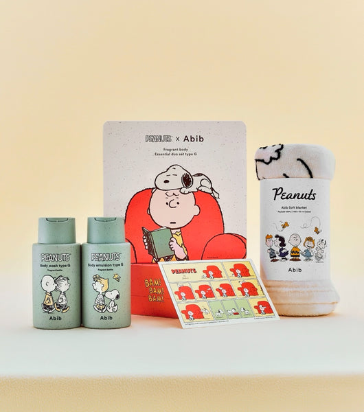 [PEANUTS x Abib] Fragrant Body Wash & Lotion Duo Set