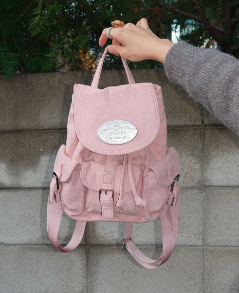 [LOTSYOU] Nostalgia Chubby Backpack Pink