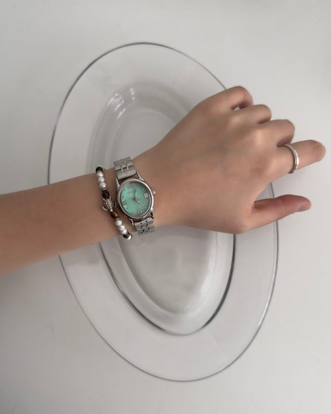 Oval Metal Watch 2Colour