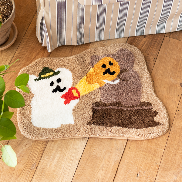 [Dinotaeng] QUOKKA & BOBO IN THE WOODS MINI RUG