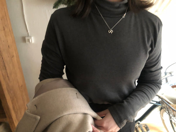 (現貨) - ♡ o'pparel ♡ Simple Basic Turtleneck Tee