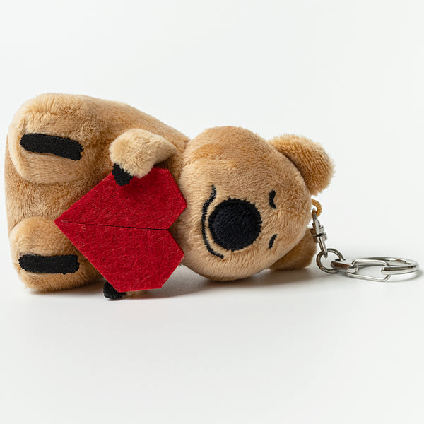 [Dinotaeng] Ukulele & Heart Quokka Keyring