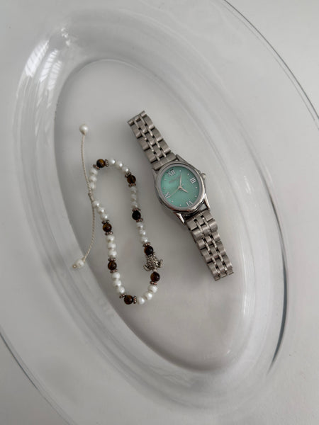 Oval Metal Watch 2Colour