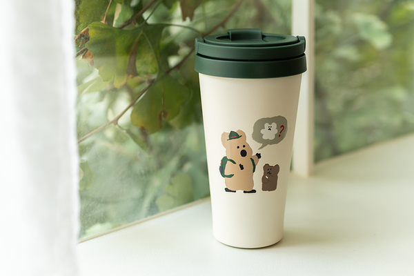 [Dinotaeng] Quokka & BOBO in the Woods Tumbler 500ml