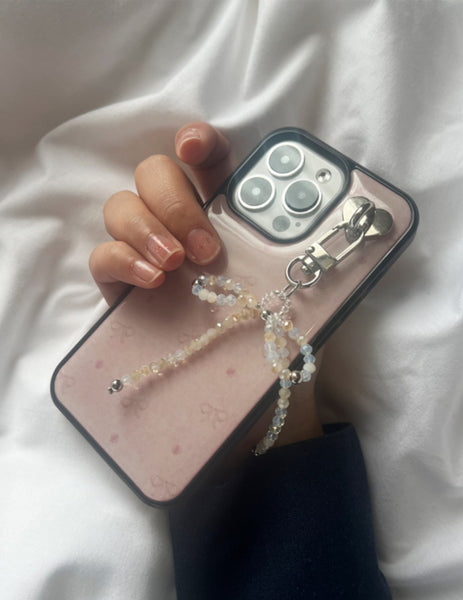 [moodmoons] Ribbon Flower Epoxy Phone Case