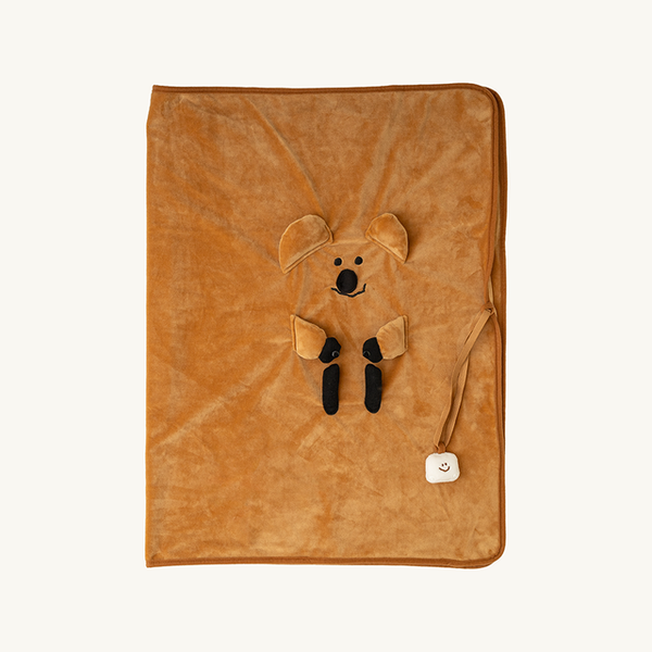 [Dinotaeng] Quokka in School Blanket Cushion