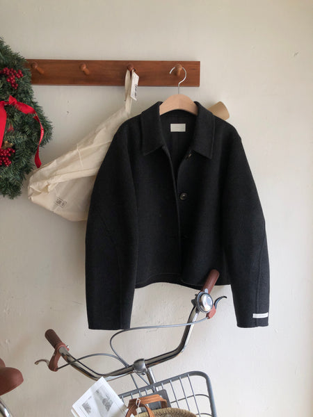 50% OFF!! (現貨) - ♡ o'pparel ♡ 90% Wool Short Handmade Coat