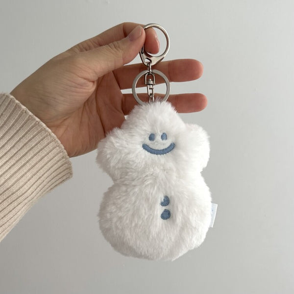 [skyfolio] Cloud Snowman Keyring