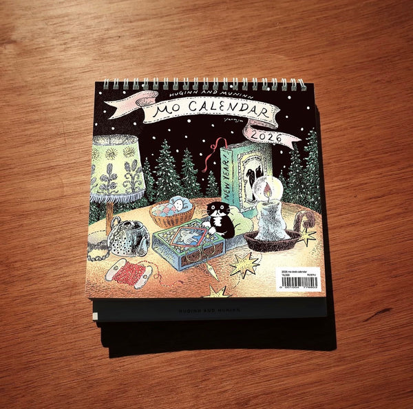 [HUGINN AND MUNINN] 2026 Desk Calendar