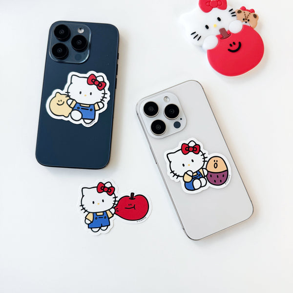 ♡ second morning × sanrio characters ♡ Die-cut Removable Sticker Set