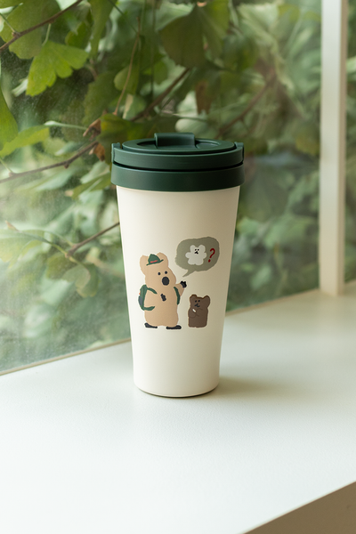 [Dinotaeng] Quokka & BOBO in the Woods Tumbler 500ml