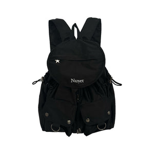 [NuYet] Black Round Pocket Backpack