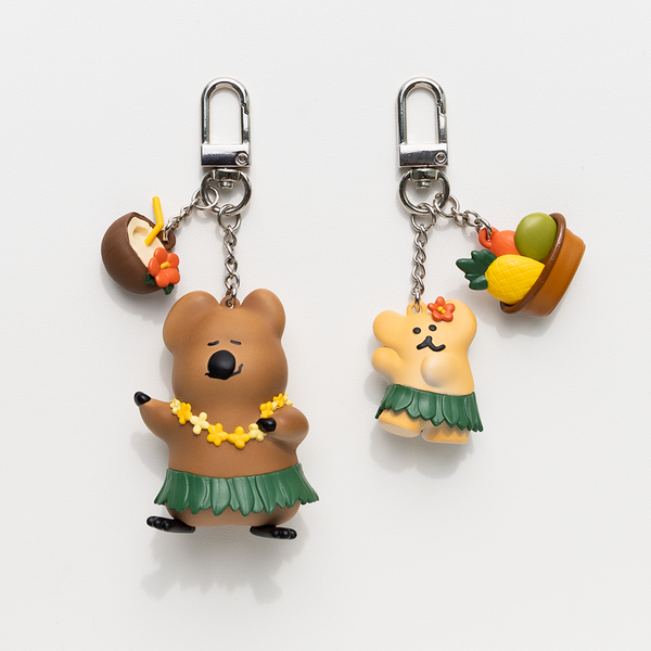 [Dinotaeng] Tanning QUOK & BOBO Keychain