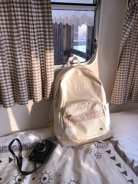 [ovuni] BON VOYAGE BACKPACK - CORDUROY IVORY