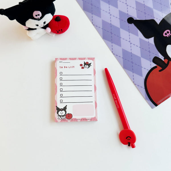 ♡ second morning × sanrio characters ♡ To Do List Memo Pad