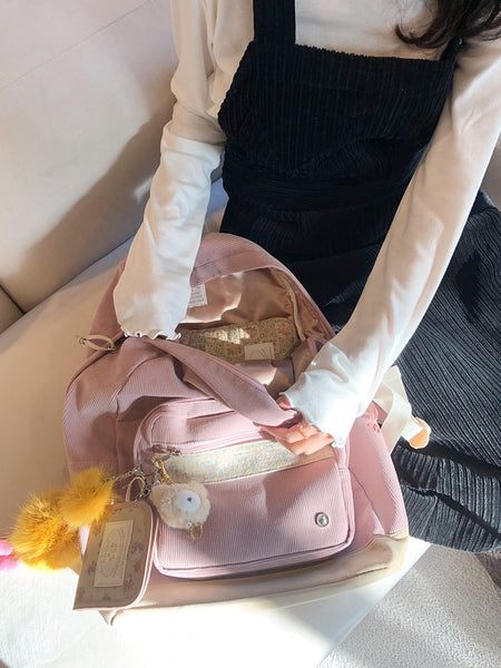 [ovuni] BON VOYAGE BACKPACK - MAUVE PINK