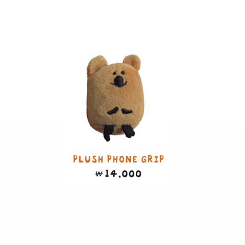 [Dinotaeng] Quokka in School Plush Phone Grip Tok (PRE-ORDER)