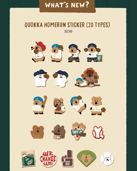 [Dinotaeng] Quokka Home Run ⚾️