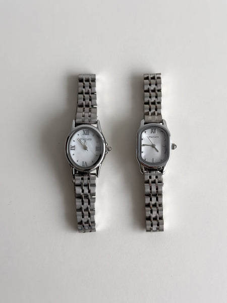Oval Metal Watch 2Colour