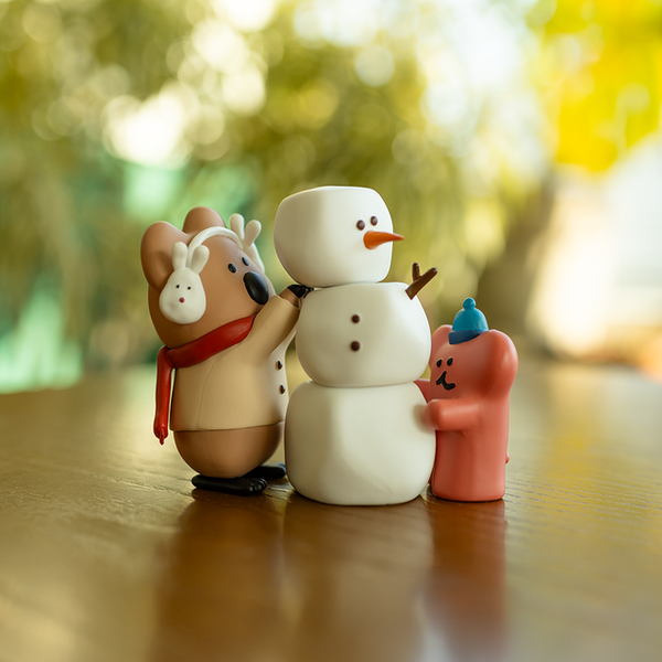 [Dinotaeng] Snowman Stack Mini Figure