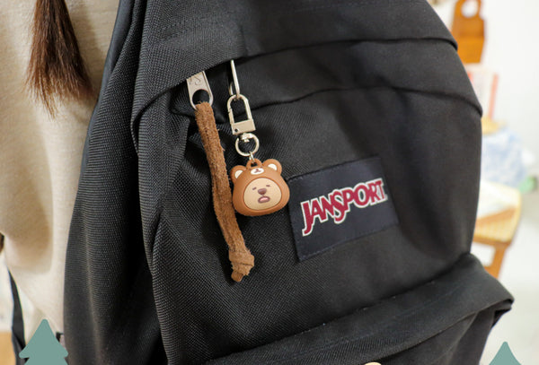 [YOUNG FOREST] Bear Quokka Face Keyring