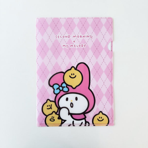 ♡ second morning × sanrio characters ♡ A4 Clear File Set