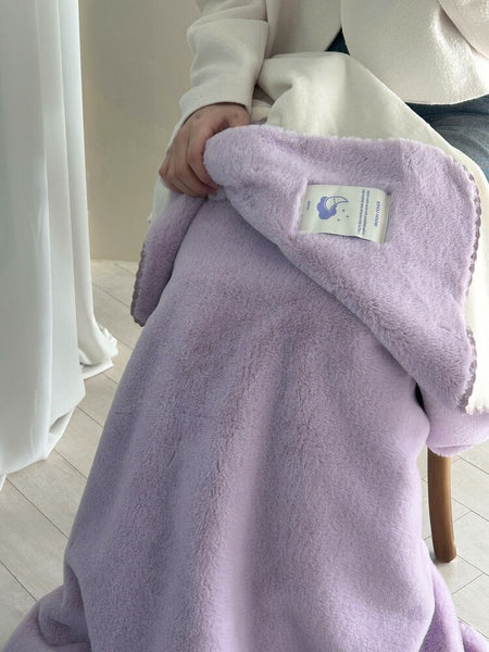 [skyfolio] Two Tone FUR Blankets