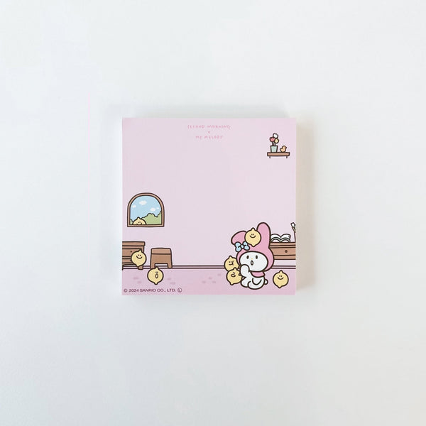 ♡ second morning × sanrio characters ♡ Character One Day Memo Pad