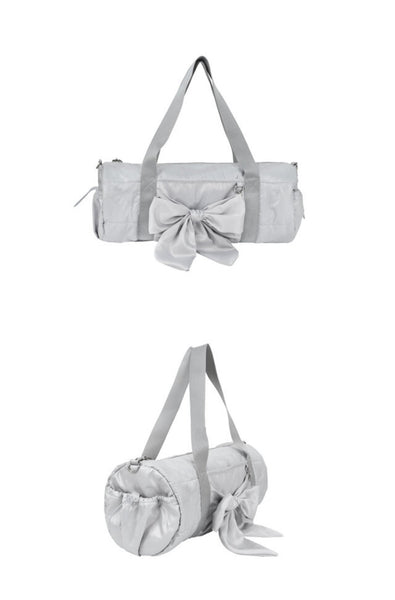 [COZING] Shiny Duffle Bag (Grey)