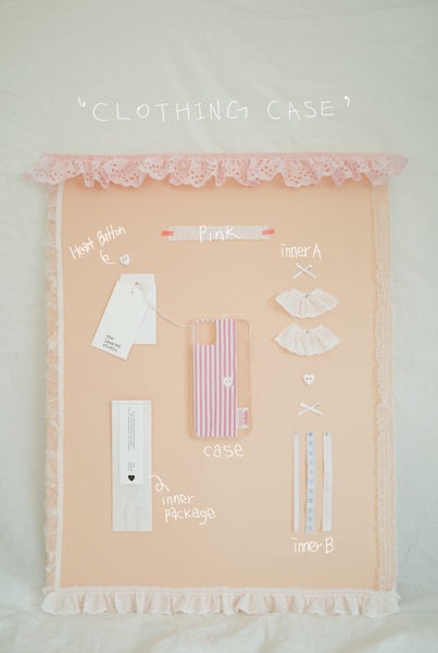 [the layered studio] Clothing Case (Shirt) Pink