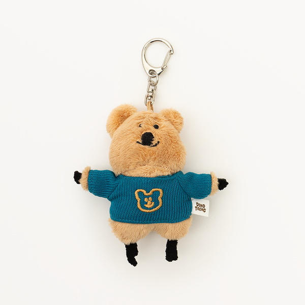 [Dinotaeng] Quokka in School Flat Fur Keyring (7Types)