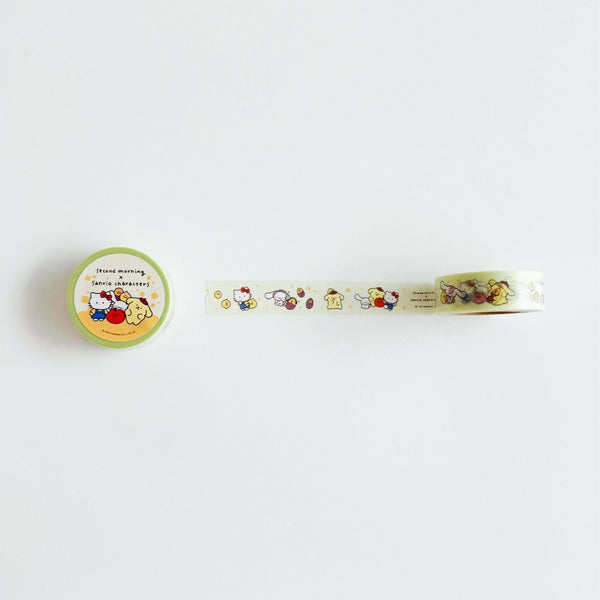 ♡ second morning × sanrio characters ♡ Masking Tape