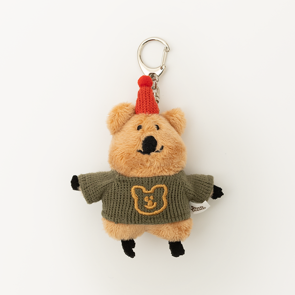 [Dinotaeng] Quokka in School Flat Fur Keyring (7Types)