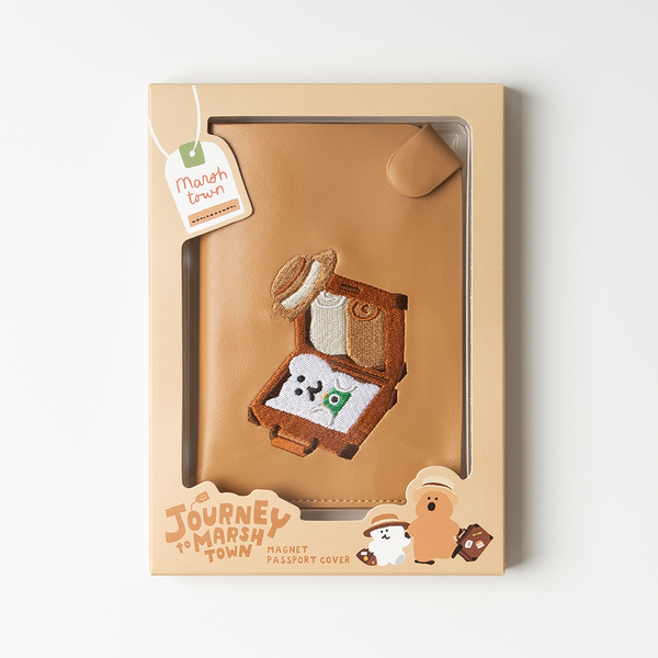 [Dinotaeng] Marsh Town Magnet Passport Cover