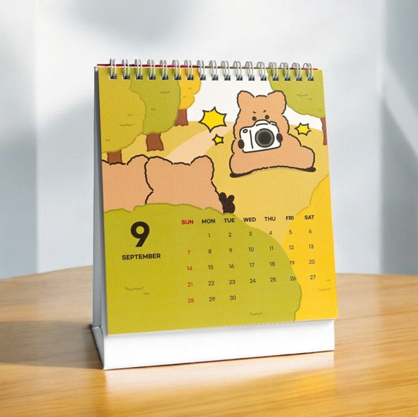 [YOUNG FOREST] 2025 Desk Calendar