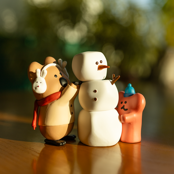 [Dinotaeng] Snowman Stack Mini Figure