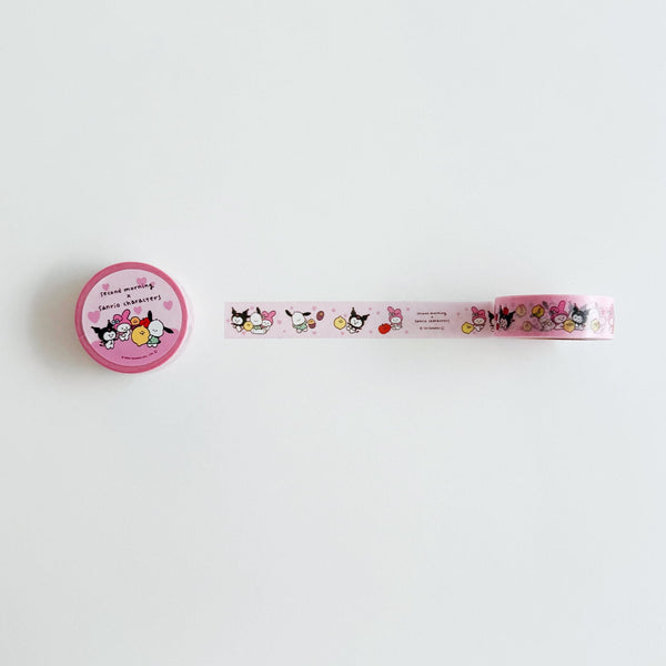 ♡ second morning × sanrio characters ♡ Masking Tape