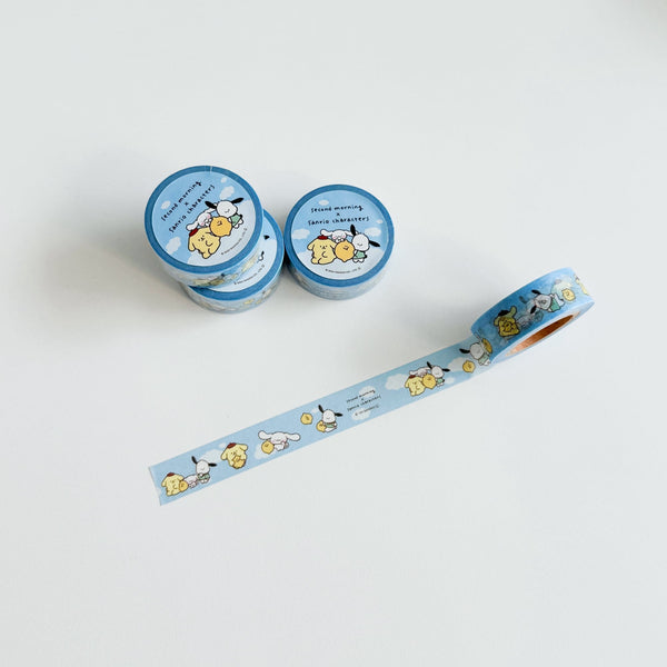 ♡ second morning × sanrio characters ♡ Masking Tape