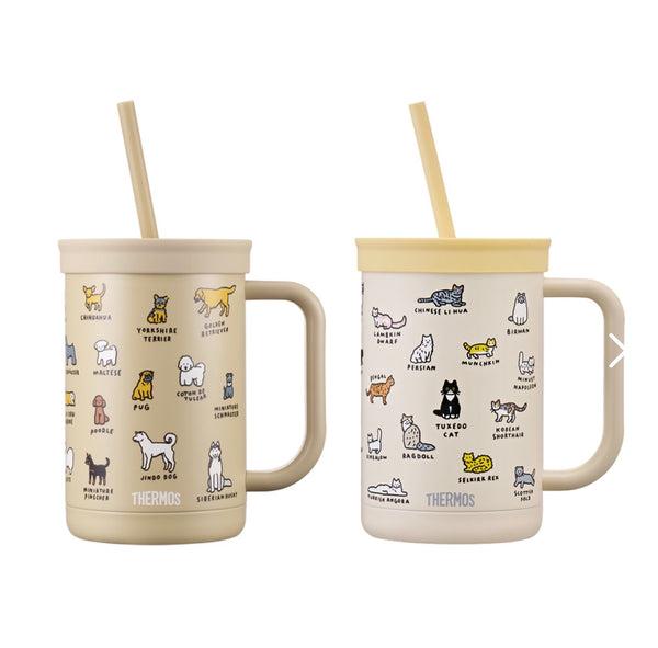 [ZERO PER ZERO] THERMOS The Compact Straw Cup & Tumbler 600ml