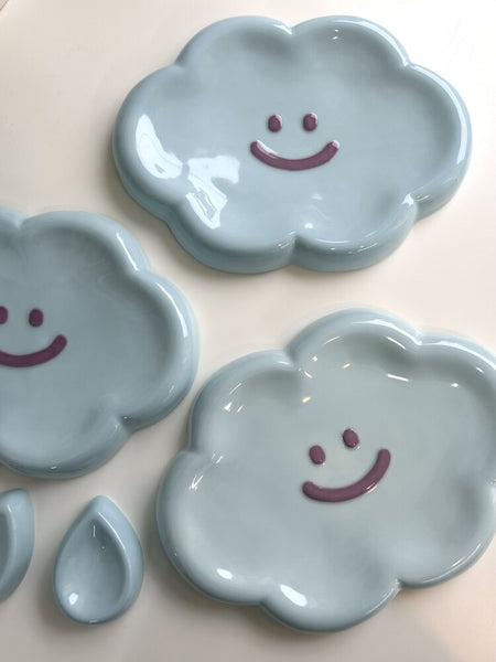 [skyfolio] Blue Cloud Ceramic Tray Set