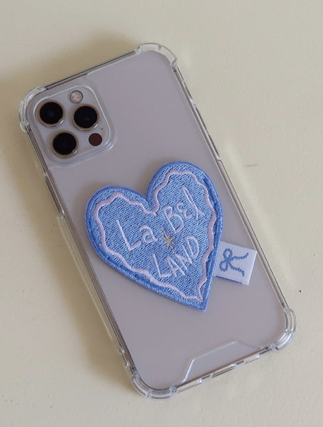 [La*Bel LAND] [ORDER MADE] Heart Label Case (Blue)