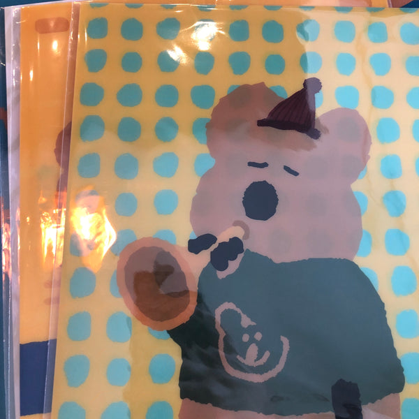 [Dinotaeng] Quokka in School Plastic File Folder (11Types) (PRE-ORDER)