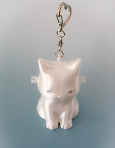 [46month] Cat Cable Keyring | 療癒貓咪耳機捲線器