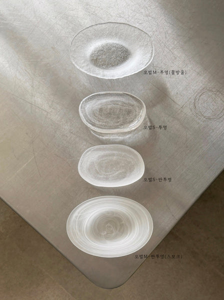 [Bracket Table] Bubble Oval Plate (4 types)