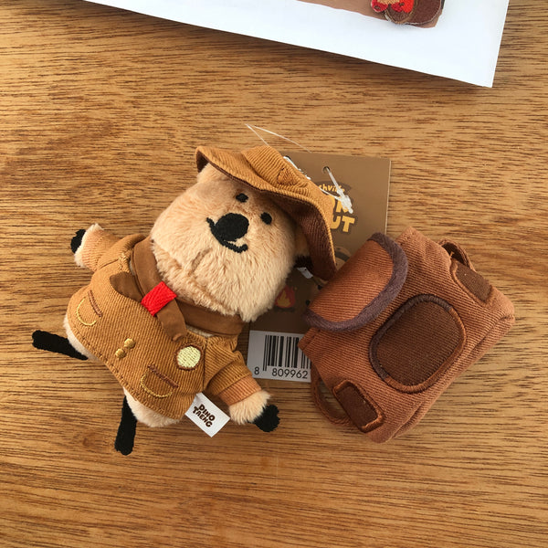 Dinotaeng快閃店 Quokscout!🏕 - Quokscout Flatfur Keyring (7Types)
