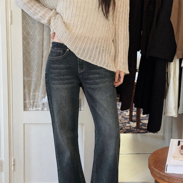 [SLOWAND] made. Rowdy Semi Bootcut Denim Pants (Basic/Long) | 微喇叭牛仔褲・標準／加長款