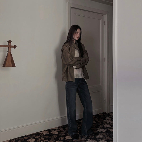 [SLOWAND] made. Rowdy Semi Bootcut Denim Pants (Basic/Long) | 微喇叭牛仔褲・標準／加長款