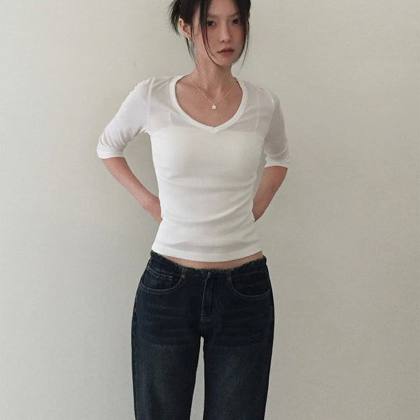 [SLOWAND] made. Rowdy Semi Bootcut Denim Pants (Basic/Long) | 微喇叭牛仔褲・標準／加長款