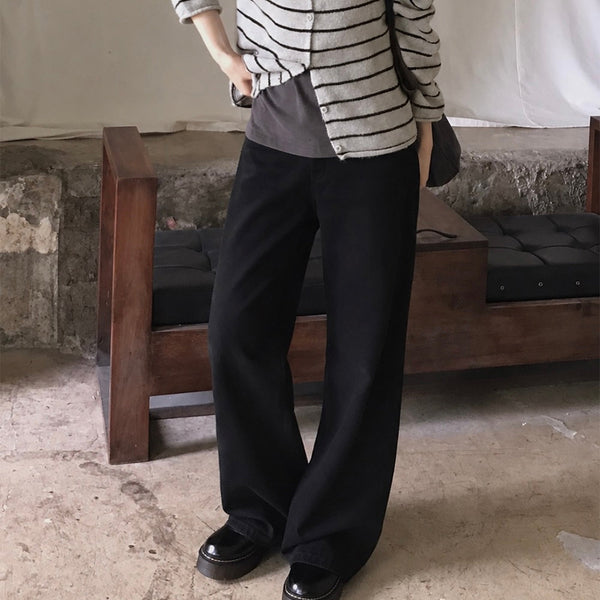 [SLOWAND] made. Rowdy Semi Bootcut Denim Pants (Basic/Long) | 微喇叭牛仔褲・標準／加長款