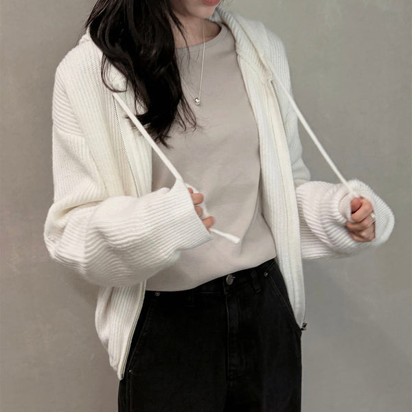 [SLOWAND] made. Essential Basic Soft Tension T-shirt | 柔軟彈力圓領長袖上衣・5色